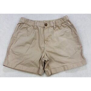 Chubbies Originals Khaki Shorts Men L 5.5 Elastic Waist Pockets